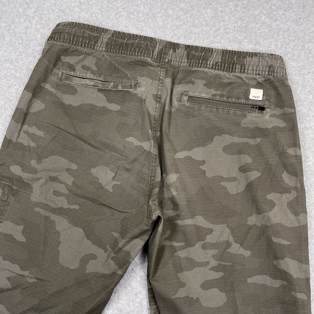Vuori Ripstop Pant Womens Small Green Camo Drawstring Athletic Jogger Climber - Picture 9 of 12